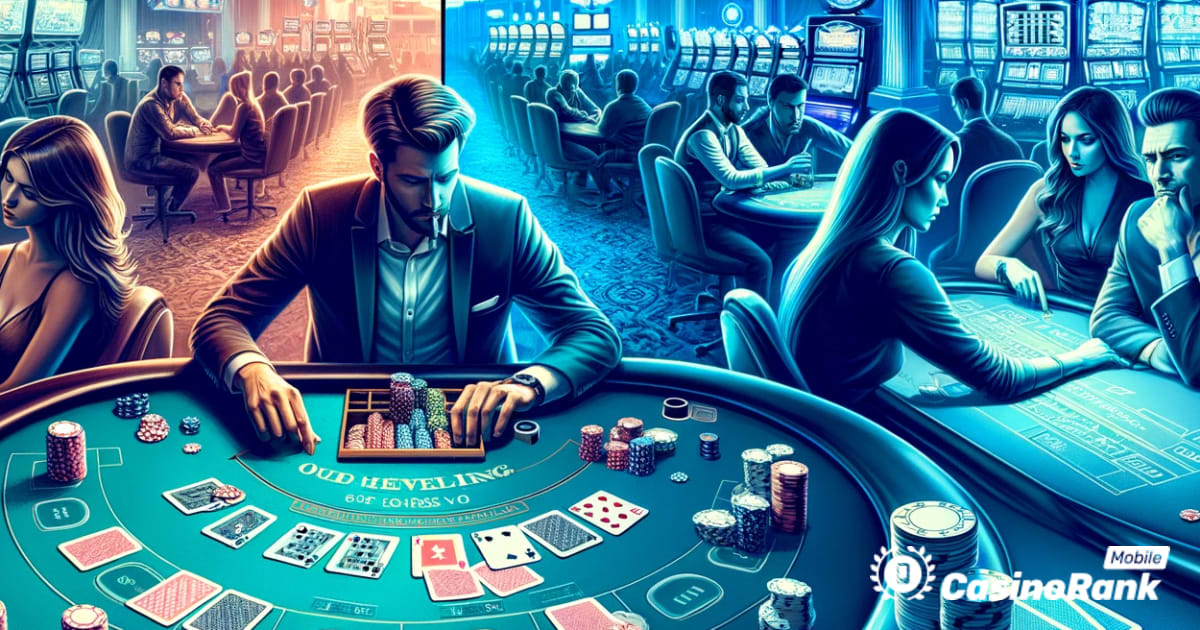 As 5 maiores diferenças entre pôquer e blackjack